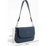 Just Polo Kadın Krem Camel El ve Omuz Çantası 346005MH - Lacivert