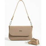Just Polo Kadın Krem Camel El ve Omuz Çantası 346005MH - Vizon