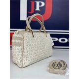 Just Polo Kadın Kum Camel Omuz Çantası ve Cüzdanı Kombini 4014MH