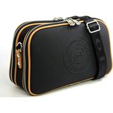 Just Polo Kadın Lakost Ayarlanabilir Askılı Çapraz Omuz Çantası Shoulder Bag - Tek Ebat - Siyah Taba