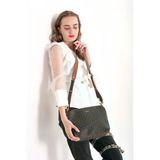 Just Polo Kadın Monogram Baskılı Just & Polo 5 Bölmeli Omuz Çantası