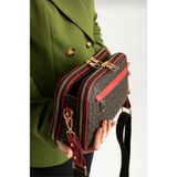 Just Polo Kadın Omuz Çantası 440113MH - Kahve - Kırmızı
