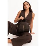 Just Polo Kadın Omuz Çantası Günlük Kullanıma Uygun Moda Tutkunu Kadınlar Için Kahverengi