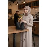 Just Polo Kadın Orijinal 3 Bölmeli Ayarlanabilir Askılı Şık El & Omuz Çantası Shoulder Bag - Tek Ebat - Siyah - Camel