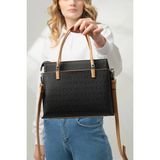 Just Polo Kadın Orijinal 5 Bölmeli Şık El & Omuz Çantası Shoulder Bag Ebat : 22 x 25 cm - Tek Ebat - Siyah - Camel