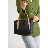 Just Polo Kadın Orijinal 5 Bölmeli Şık El & Omuz Çantası ve Cüzdanı Kombin Shoulder Bag 26 x 24 - Tek Ebat