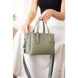 Just Polo Kadın Orijinal Ayarlanabilir Askılı Şık El ve Omuz Çantası Shopper Ebat : 18 x 25 cm - Tek Ebat - Yeşil