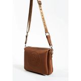 Just Polo Kadın Orijinal Yeni Sezon Lakos Omuz Çantası Shopper Ebat : 21 x 28 cm - Tek Ebat - Taba