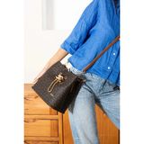 Just Polo Kadın Orta Boy Ayarlanabilir Askılı El ve Omuz Çantası Ebat: 22 x 23 cm Shopper - Kahverengi - Taba
