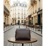 Just Polo Kadın Orta Boy Şık El ve Omuz Çantası Shopper Ebat : 18 x 26 cm - Tek Ebat - Kahverengi