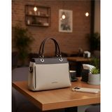 Just Polo Kadın Orta Boy Şık El ve Omuz Çantası Shopper Ebat : 18 x 26 cm - Tek Ebat - Kum - Kahve