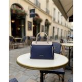 Just Polo Kadın Orta Boy Şık El ve Omuz Çantası Shopper Ebat : 18 x 26 cm - Tek Ebat - Lacivert - Taş