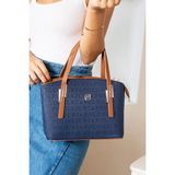 Just Polo Kadın Orta Boy Zincir Detaylı Ayarlanabilir Askılı Yeni Sezon El & Omuz Çantası 234076MH - Lacivert