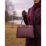 Just Polo Kadın Premium El & Omuz Çantası Ebat 18 x 26 cm Shoulder Bag - Bordo