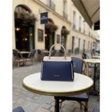 Just Polo Kadın Şık ve Lüx El & Omuz Çantası Ebat 18 x 26 cm Shopper - Lacivert - Taş