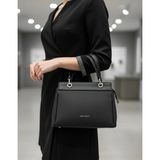 Just Polo Kadın Şık ve Lüx El & Omuz Çantası Ebat 18 x 26 cm Shopper - Siyah