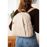 Just Polo Kadın Sırt Çantası Yeni Sezon Ebat: Boy 31 cm En 29 cm - Standart - Krem - Taba