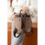 Just Polo Kadın Sırt Çantası Yeni Sezon Ebat: Boy 31 cm En 29 cm - Standart - Kum - Kahverengi