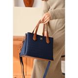 Just Polo Kadın Spor Model Ayarlanabilir Askılı Şık El ve Omuz Çantası Ebat : 24 x 20 cm Shopper - Vizon - Kahve