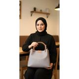 Just Polo Kadın Su Geçirmez Ayarlanabilir Askılı Büyük Boy Lüks Omuz Çantası Shoulder Bag Ebat: 27 x 30 cm - Tek Ebat - Gri - Camel