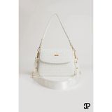 Just Polo Kadın Su Geçirmez Şık ve Konforlu Orta Boy Omuz Çantası Shopper P232197PC - Tek Ebat - Beyaz