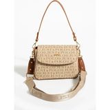 Just Polo Kadın Su Geçirmez Şık ve Konforlu Orta Boy Omuz Çantası Shopper P232197PC - Tek Ebat - Vizon Taba