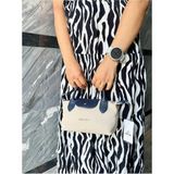 Just Polo Kadın Taş Lacivert Günlük Kullanıma Uygun Hafif & Pratik Mini El ve Omuz Çantası Shopper