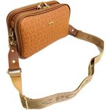 Just Polo Kadın Taş Orta Boy Şıklığı ve Konforu Buluşturan Omuz Çantası Shoulder Bag 342053MH - Taba