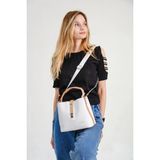 Just Polo Kadın Yeni Sezon Orta Boy El ve Omuz Çantası 234002PC - Tek Ebat - Beyaz - Camel
