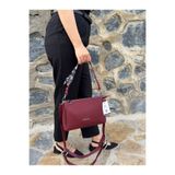 Just Polo Kadın Yeni Sezon Yumuşak Deri Şal Detaylı Ayarlanabilir Askılı Şık El Ve Omuz Çantası Shopper