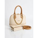 Just Polo Lüks Tasarım Zincir Detaylı Lüks El & Omuz Çantası ve Cüzdanı Kombin Shopper Ebat : 25X22 cm - 25 x 22 cm
