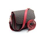 Just Polo MDS20101 Kahverengi Kırmızı Kadın Omuz Çantası