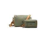 Just Polo MDS4036-1006 Yeşil Kadın Omuz Çantası Cüzdan Kombini