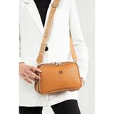 Just Polo Omuz Çantası Yeni Sezon 4023MH - Taba
