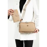Just Polo Omuz Çantası Yeni Sezon 4023MH - Vizon Taba