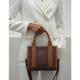 Just Polo Omuz ve Çapraz Askılı Çanta 19X23 cm Günlük Spor Kullanım Şık Mini Çanta - Tek Ebat - Kahverengi