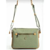 Just Polo Orijinal Kadın 3 Bölmeli Lüks Omuz Çantası Shopper - Tek Ebat - Yeşil