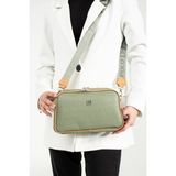 Just Polo Orta Boy 5 Bölmeli Kadın Omuz Çantası SQ-4023 - Bej - Mavi