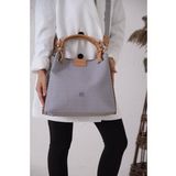 Just Polo PBU4031 Gri Kadın Omuz Çantası