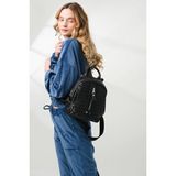 Just Polo Saten Sırt Çantası 4042MH - Tek Ebat - Siyah