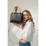 Just Polo Şıklığın ve Zarafetin Buluştuğu Shopper Siyah Camel Kadın El Çantası Shoulder Bag - Tek Ebat - Siyah - Camel