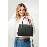 Just Polo Şıklığın ve Zarafetin Buluştuğu Shopper Siyah Kadın El Çantası Shoulder Bag