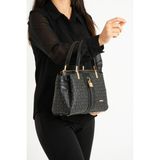Just Polo Siyah Orta Boy Günlük Kullanıma Uygun Kadın Omuz Çantası Shoulder Bag - Almond Beige