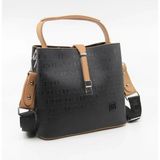 Just Polo Siyah Taba Lacoste Omuz Çantası 6014MH