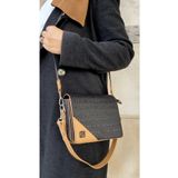 Just Polo Taba 2 Bölmeli Omuz Çantası Monogram 2197MH