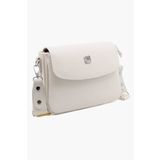 Just Polo Yeni Sezon Kolon Askılı 4 Bölmeli Krem Kadın Omuz Çantası 21x16cm PBU2174