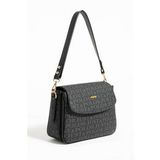 Just Polo Yeni Sezon Kolon Askılı 4 Bölmeli Siyah Kadın Omuz Çantası 25X15CM PBU2174