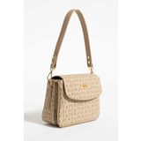 Just Polo Yeni Sezon Kolon Askılı 4 Bölmeli Vizon Kadın Omuz Çantası 25X15CM PBU2174