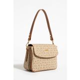 Just Polo Yeni Sezon Kolon Askılı 4 Bölmeli Vizon Taba Kadın Omuz Çantası 25X15CM PBU2174