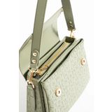 Just Polo Yeşil 2 Bölmeli Omuz Çantası Monogram 2197MH